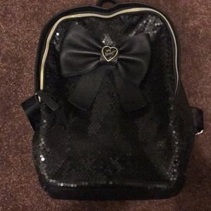 Betsy Johnson Sequin Backpack